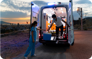 Transport produits de santé