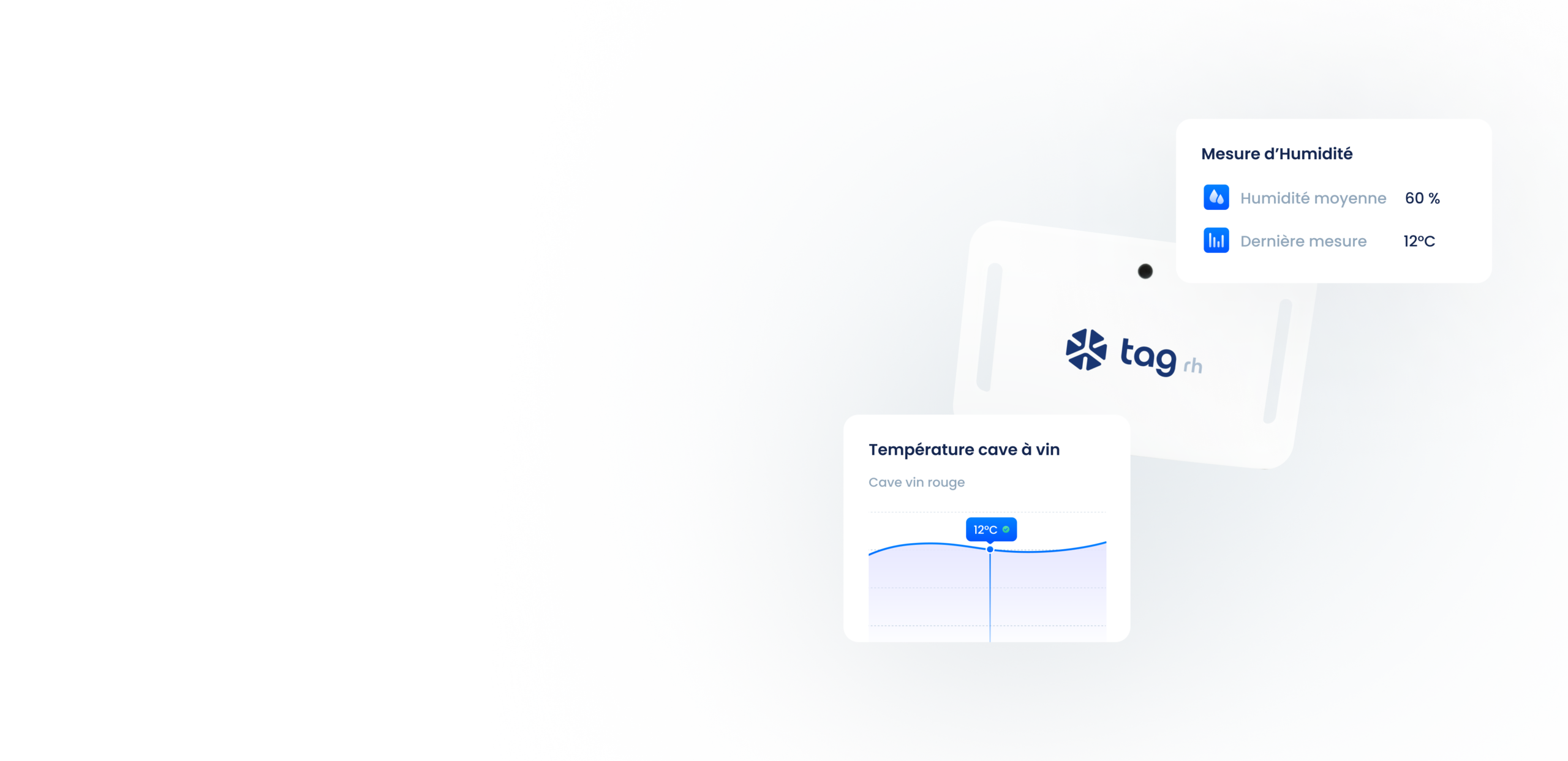 Capteur température et humidité connecté Koovea Tag RH