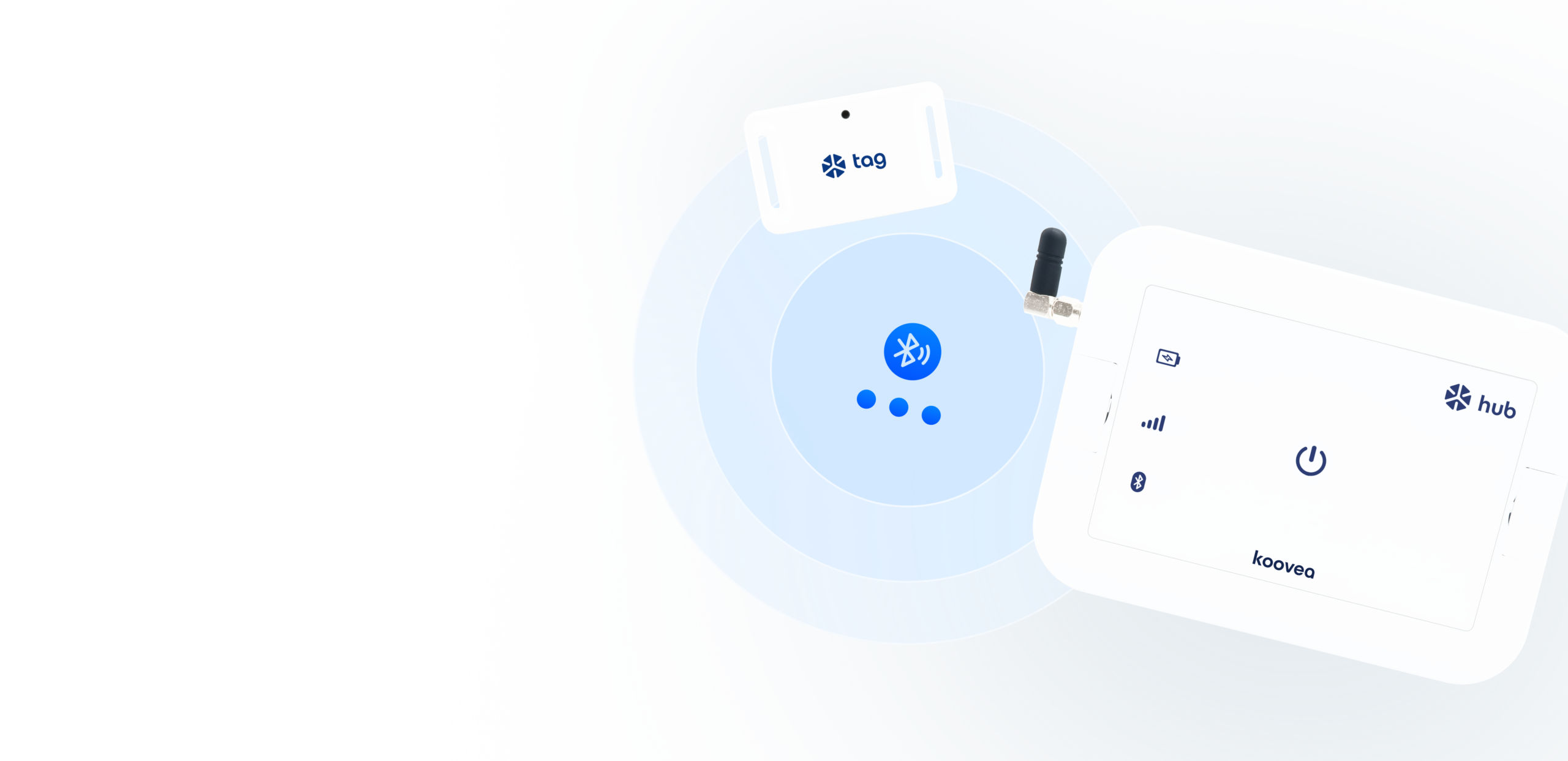 Koovea Hub et Koovea Tag Bluetooth